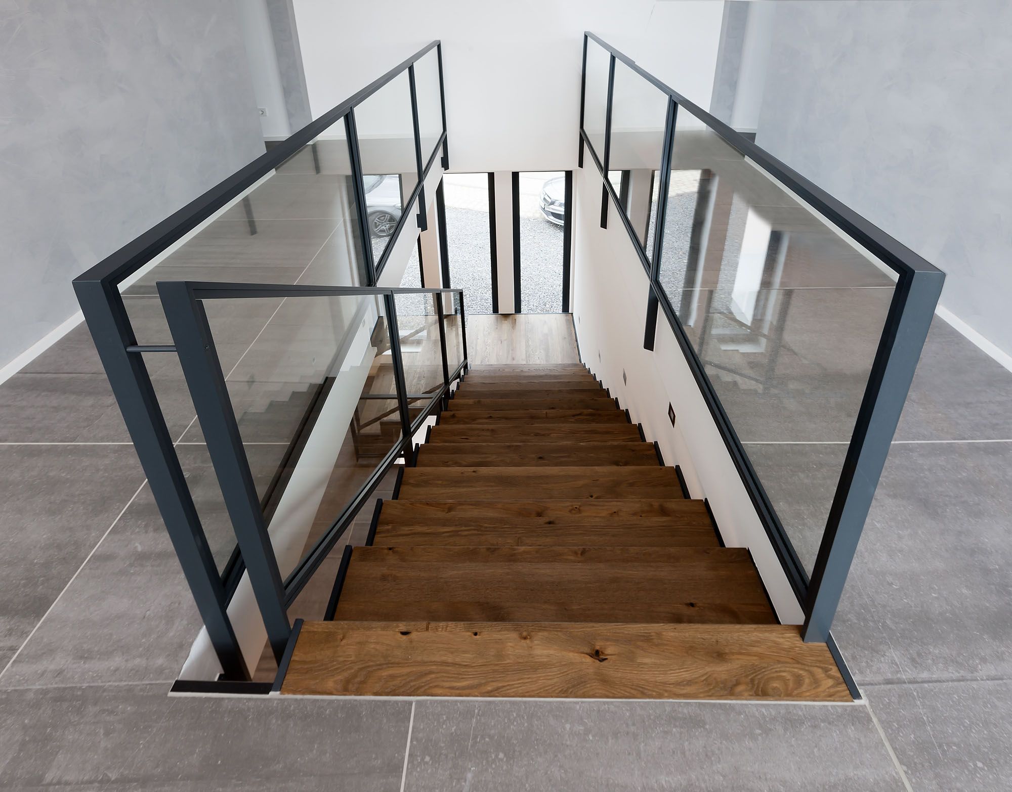 Glasgeländer für Treppen von Krieger-Treppen
